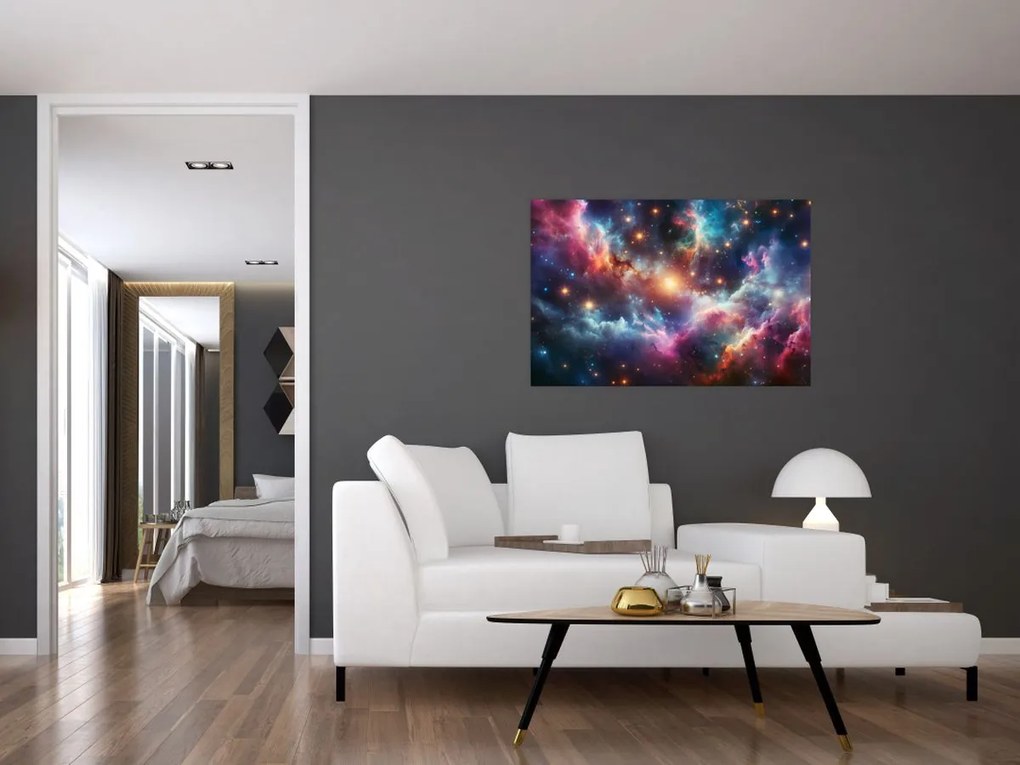 Obraz - Temný vesmír (90x60 cm)