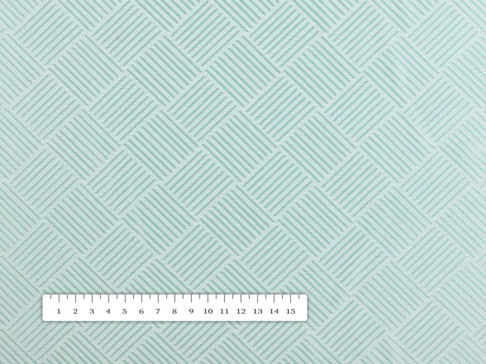 Biante Teflónový štvorcový obrus Milano TF-050 - svetlo mentolový 100x100 cm