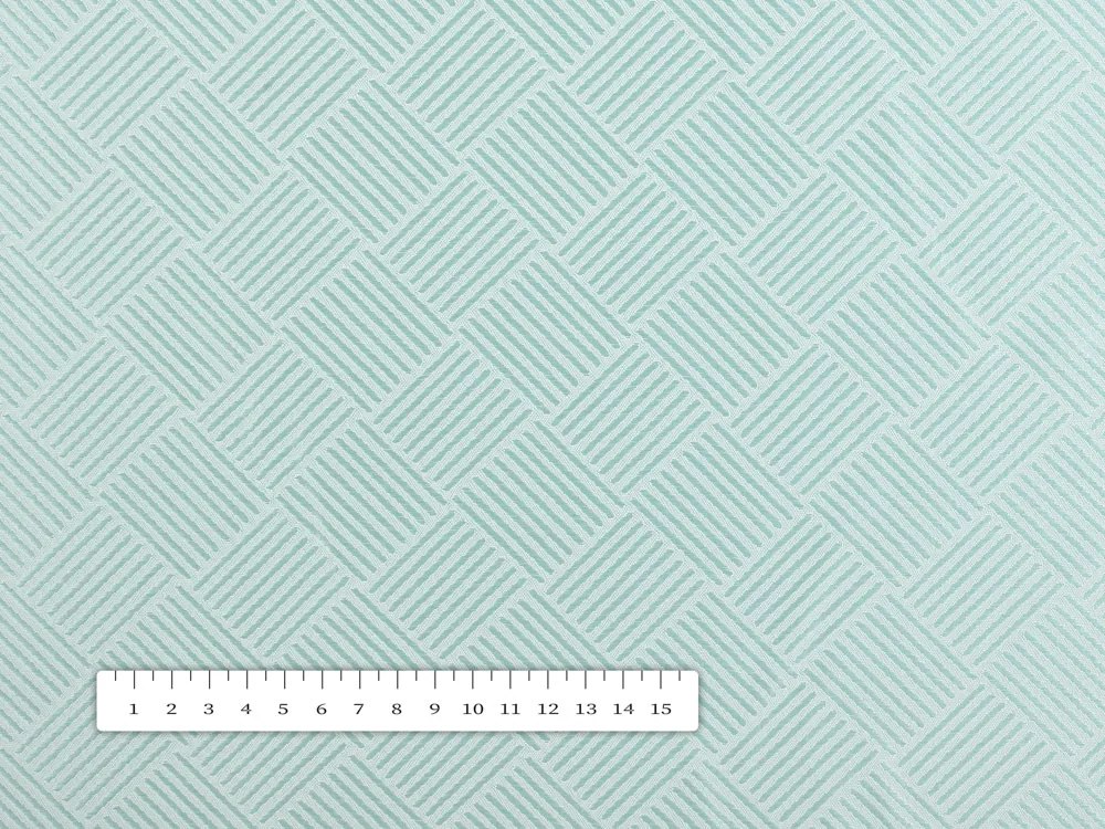 Biante Teflónový štvorcový obrus Milano TF-050 - svetlo mentolový 50x50 cm