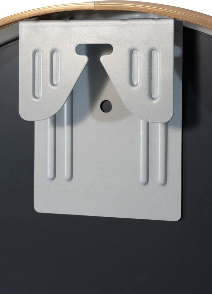 Nástenné zrkadlo Elsie XL 323830 - 80x80 cm - Zlatá mat