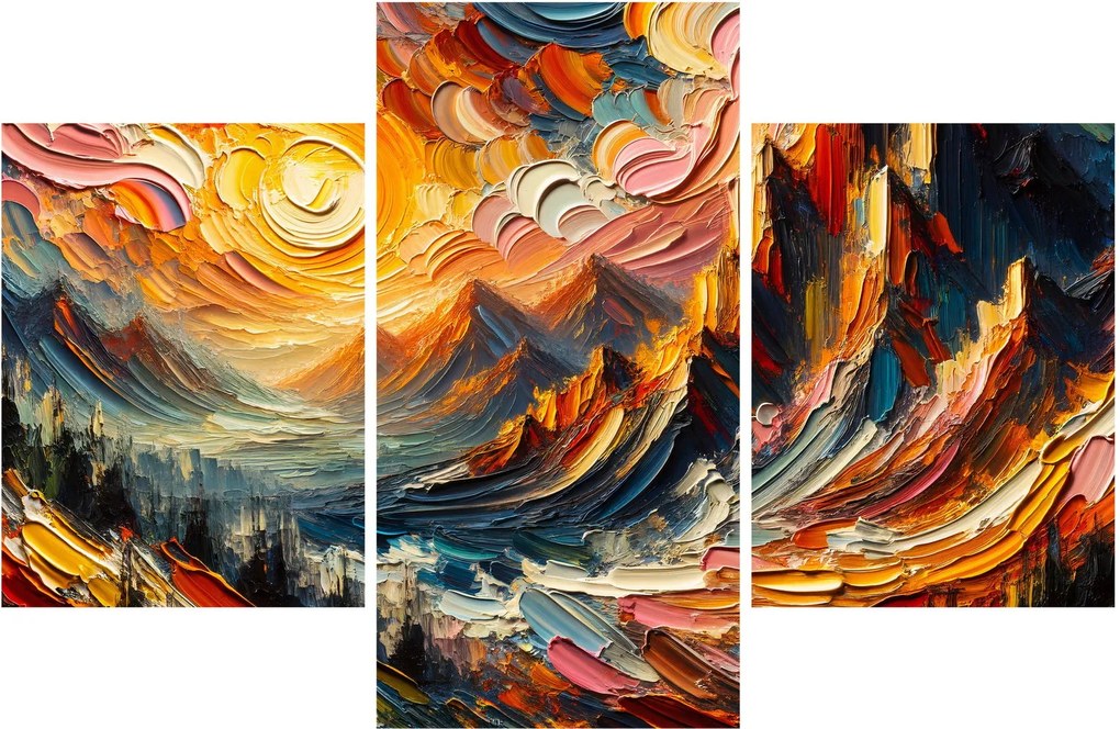 Obraz - Hory zalité slnkom (90x60 cm)