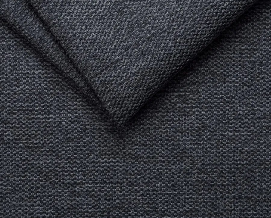 Rohová sedacia súprava Scala, antracitová šedá látka, pravý roh