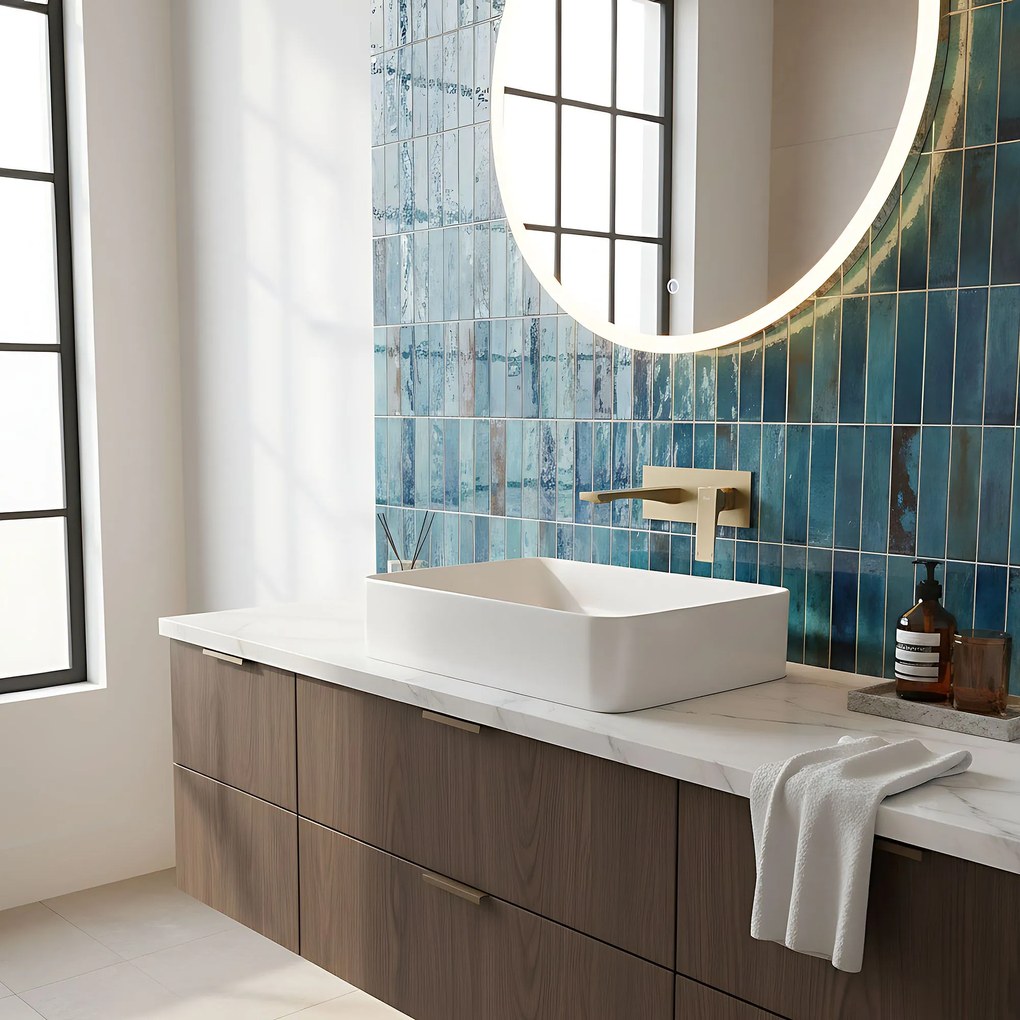 Rea Joe, podomietková umývadlová batéria + BOX, zlatá matná, REA-B3620