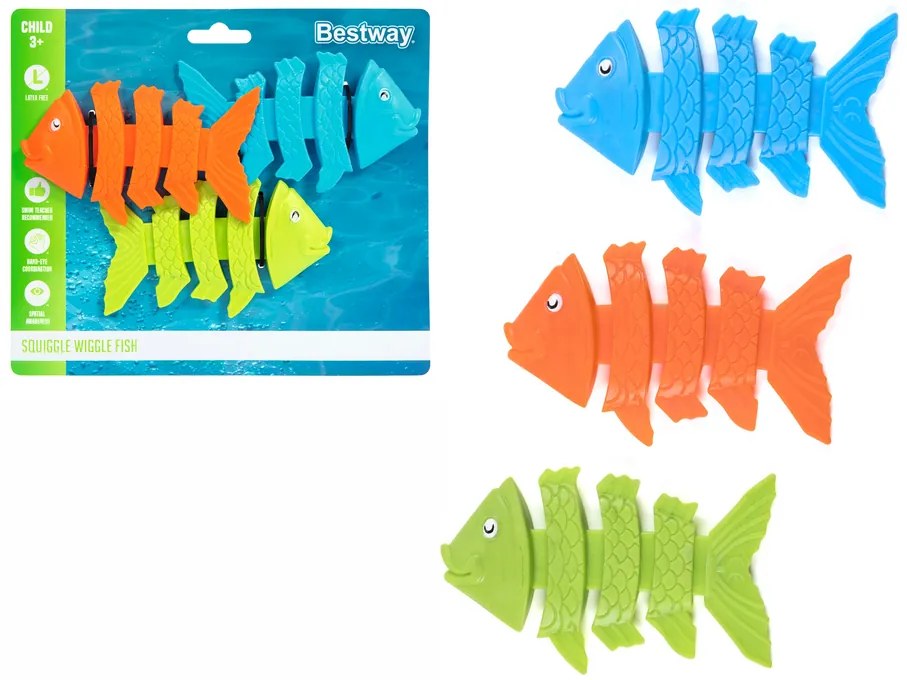 Lean Toys Hračky na potápanie Bestway 26029 3 rybky