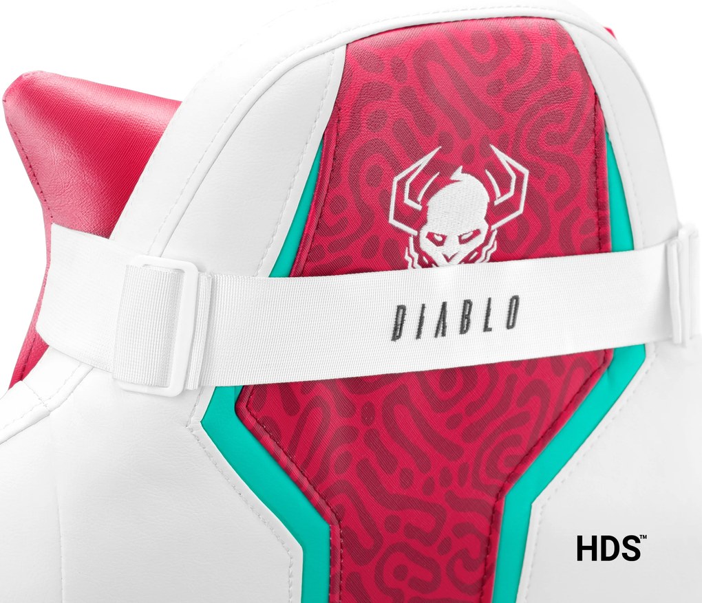 Herné kreslo Diablo X-One 2.0 Normal Size, Candy Rose/ ružová