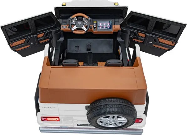 Elektrické autíčko Mercedes Benz MAYBACH G650 STRONG biele