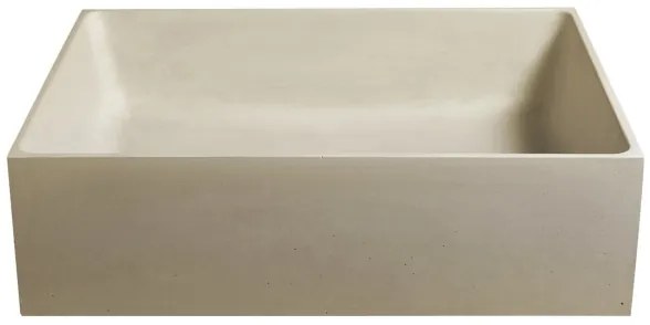 Sapho - Umývadlo na dosku FORMIGO 47,5x36,5 cm betón/béžová