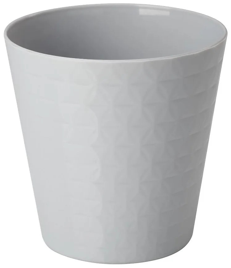 Kvetináč Diament Petit 17  platina