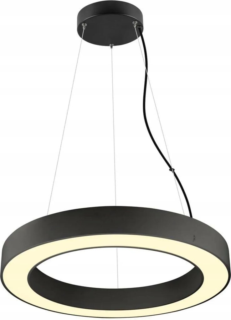 Závesné svietidlo Slv Medo Ring 60 čierne 27W 3750lm Dali Cct 600mm