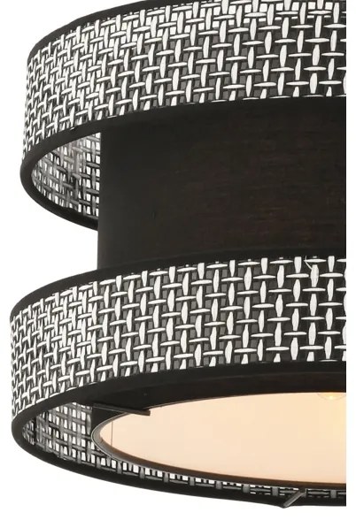 Závesné svietidlo na lanku HALO 1xE27/60W/230V čierna/sivá