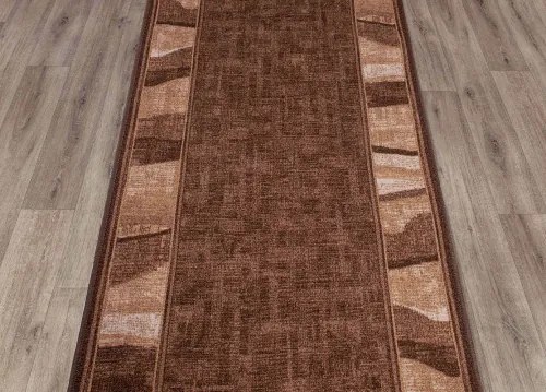 Koberce Breno Behúň LINEA 44, šíře role 80 cm, hnedá