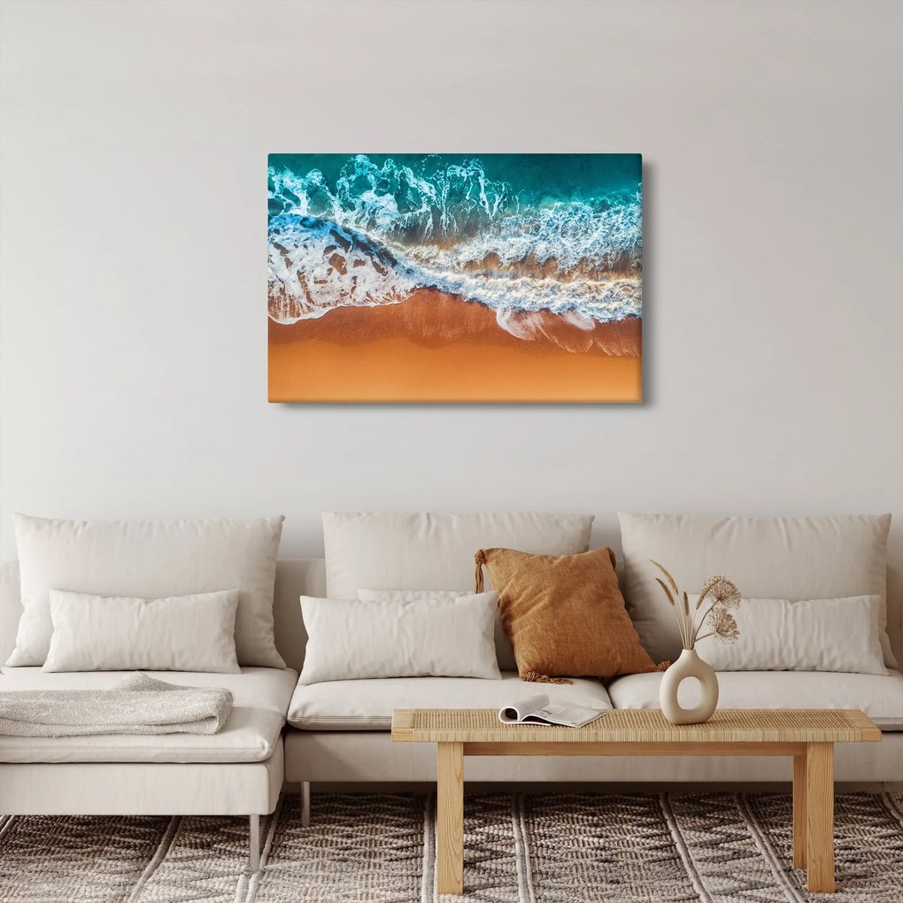 Obraz morskej pláže (90x60 cm)
