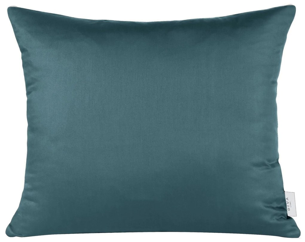 SATÉNOVÁ OBLIEČKA NA VANKÚŠ DINA 50X70 CM TYRKYSOVÁ