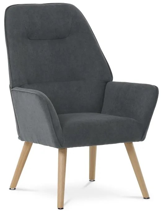 BONTEC Kreslo, modrá látka, AK-312 BLUE2 Farba: Šedá