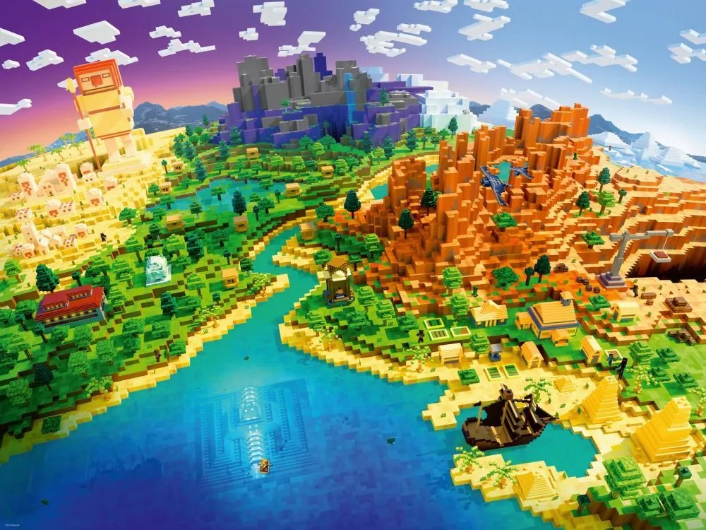 Ravensburger Minecraft Svet 1500 dielov