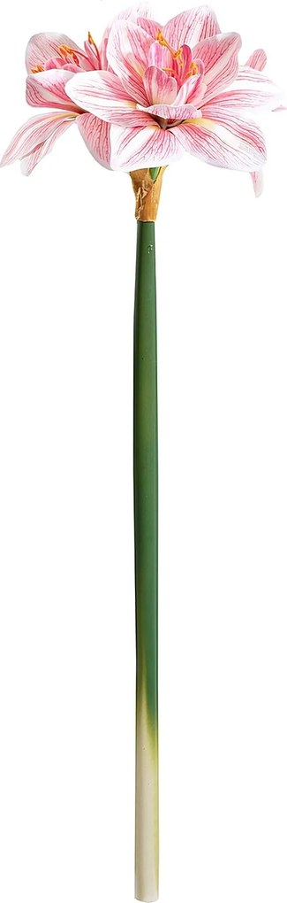 Umelá kvetina Amarylis 62 cm pink