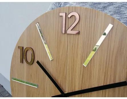 Sammer Drevené nástenné hodiny Aksel Wood 49 cm AkselWood49cm