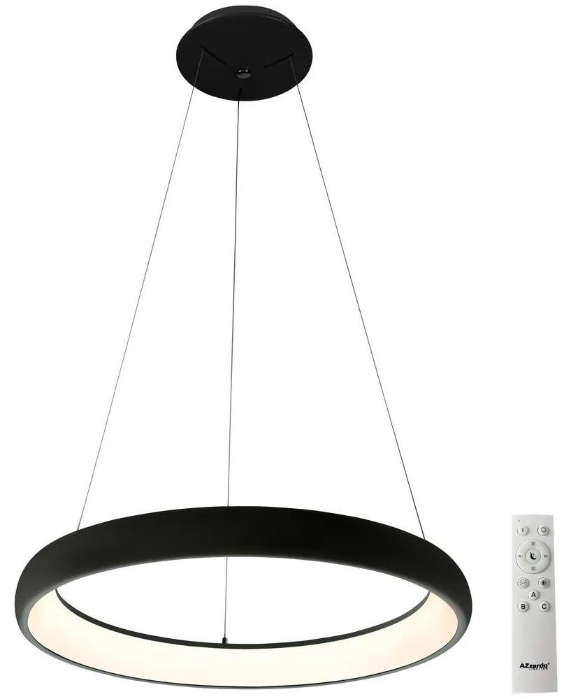 Azzardo Azzardo AZ5063 - LED Stmievateľný luster na lanku ANTONIO LED/50W/230V čierna + DO AZ5063