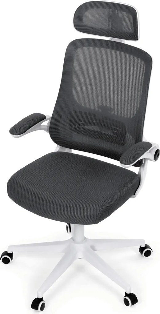 Kancelárska stolička KA-Q843 GREY Farba: Sivá