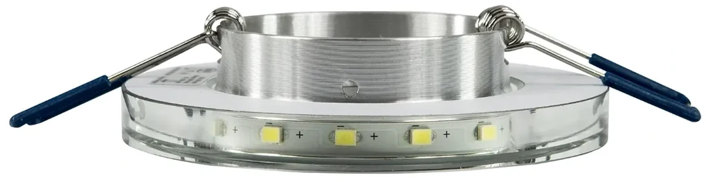 BERGE Podhľadové bodové svietidlo BRG71023 nevýklopné - GU10 - okrúhle + svietiaca LED pásik 3W neutrálna biela