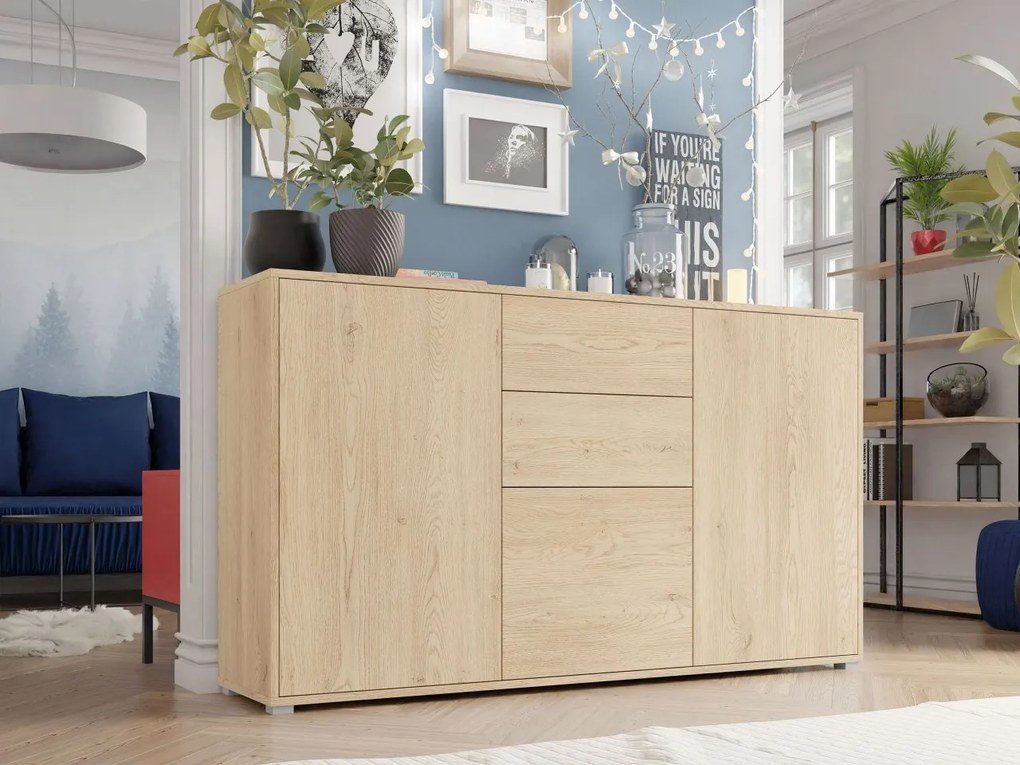 Komoda Alekto K3D2SZ AK02, Farby: dub cremona