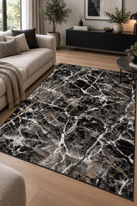Koberec Tender 25226A VELVET čierny