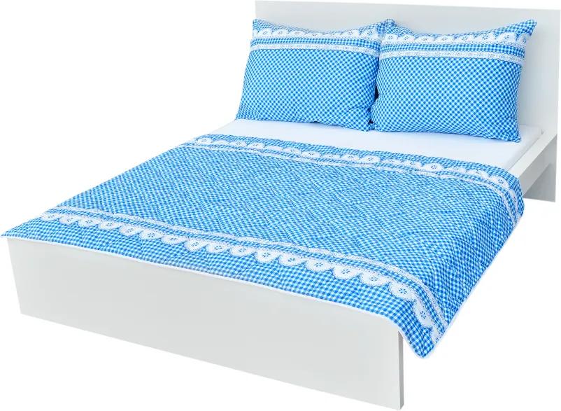 Prehoz na posteľ Comfort Babičkine údolie modré 140x200 cm