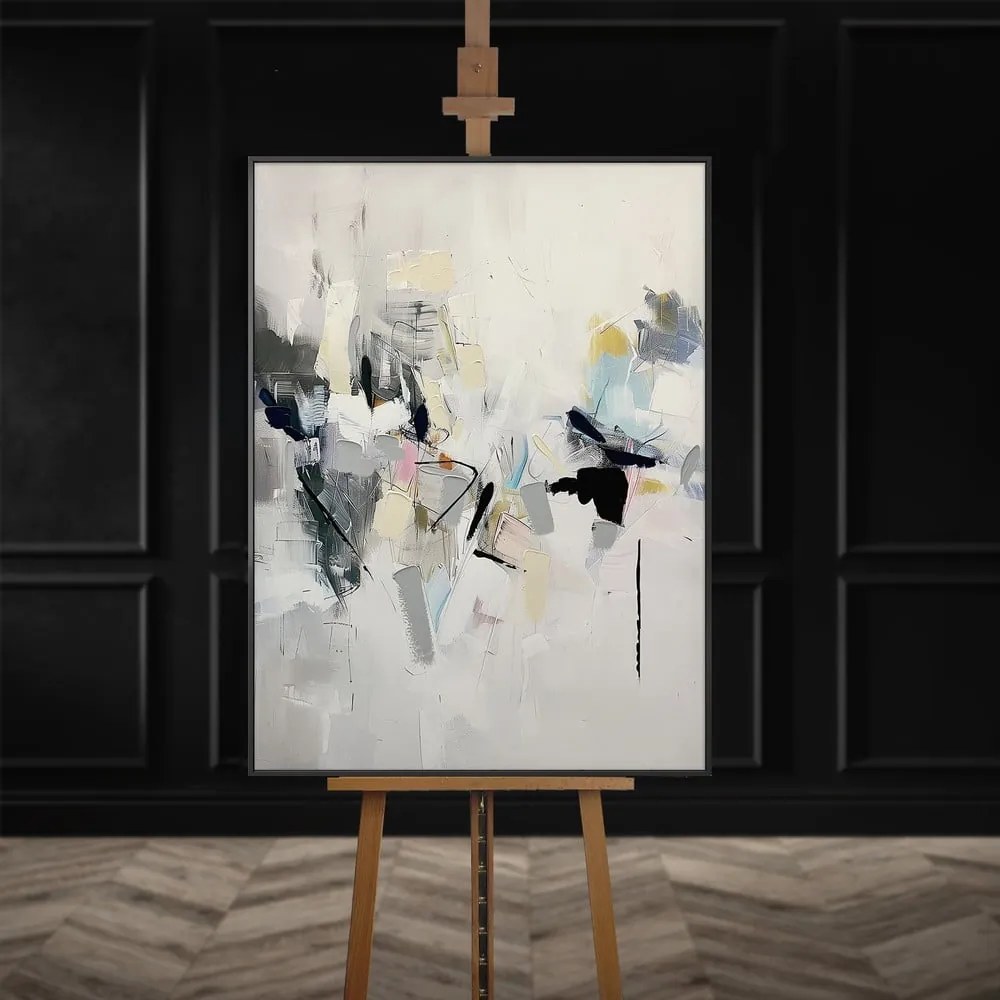 Obraz s ručne maľovanými prvkami 70x100 cm Cro – Styler