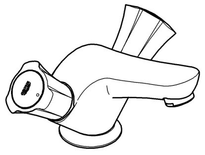 GROHE 21390001 - Umývadlová batéria COSTA L DN 15 lesklý chróm