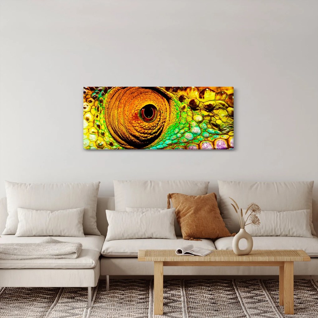 Obraz - Chameleon (120x50 cm)