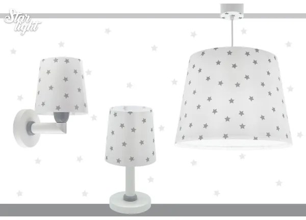Dalber 82211B - Detská lampička STAR LIGHT 1xE14/40W/230V biela