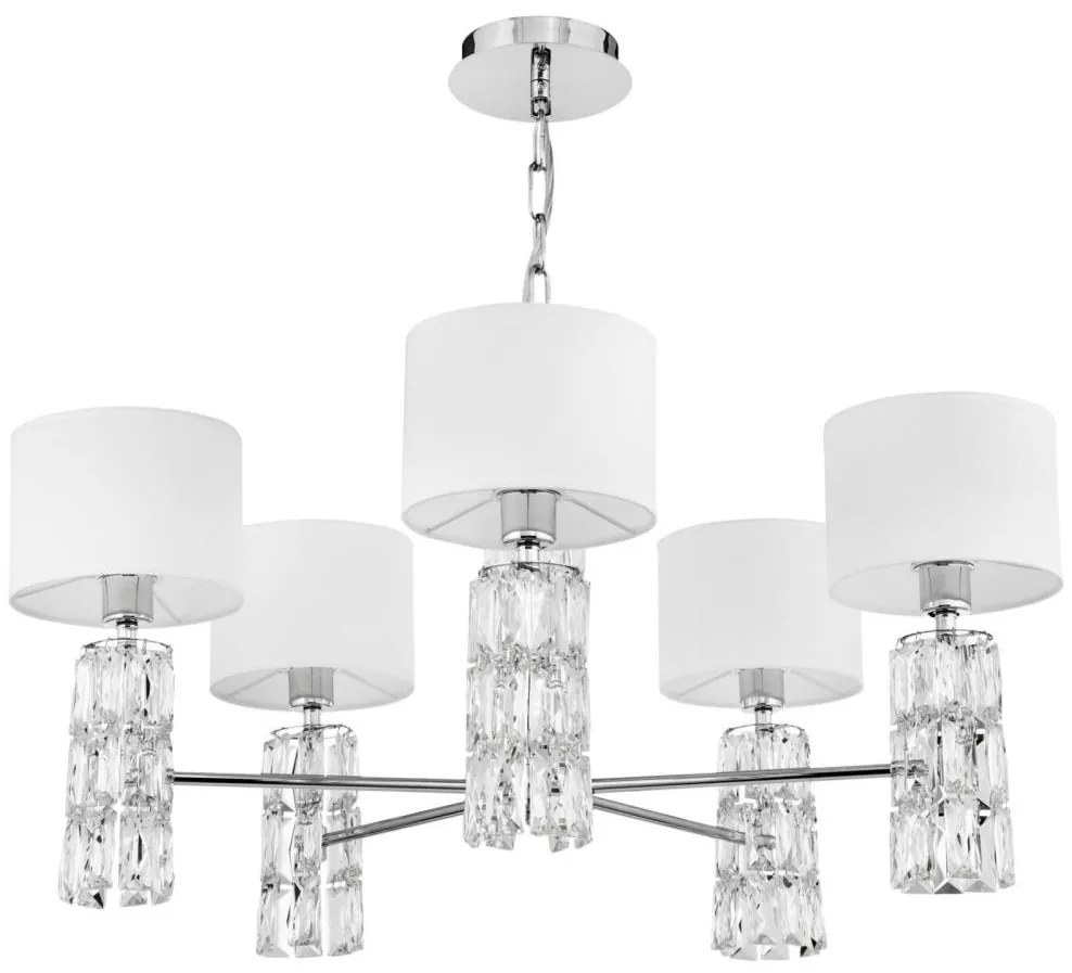 Maytoni DIA008PL-05CH - Luster na reťazi TALENTO 5xE14/40W/230V W4123