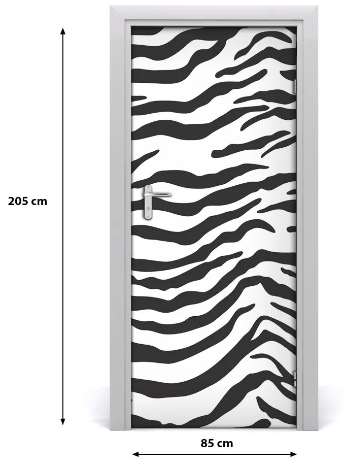 Fototapeta na dvere zebra pozadia 85x205 cm