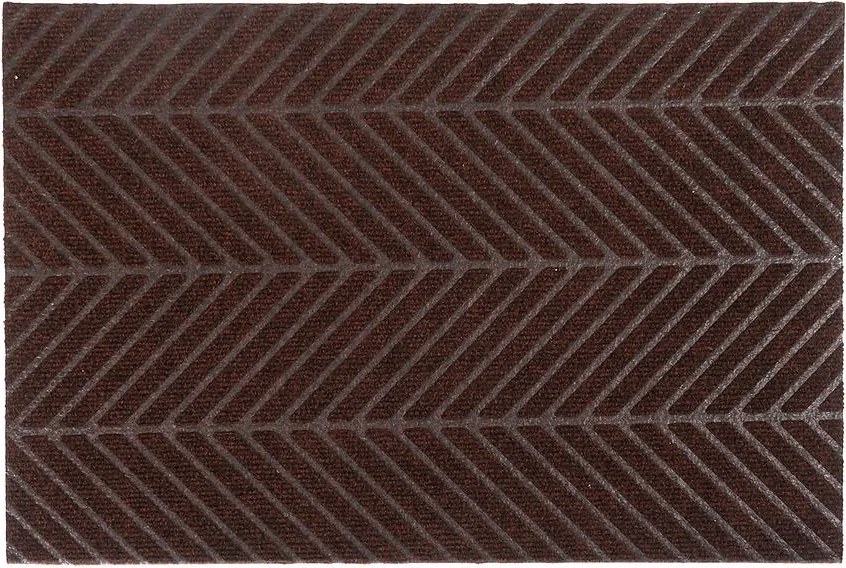 Rohožka textilná Tire 40x60 cm hnedá
