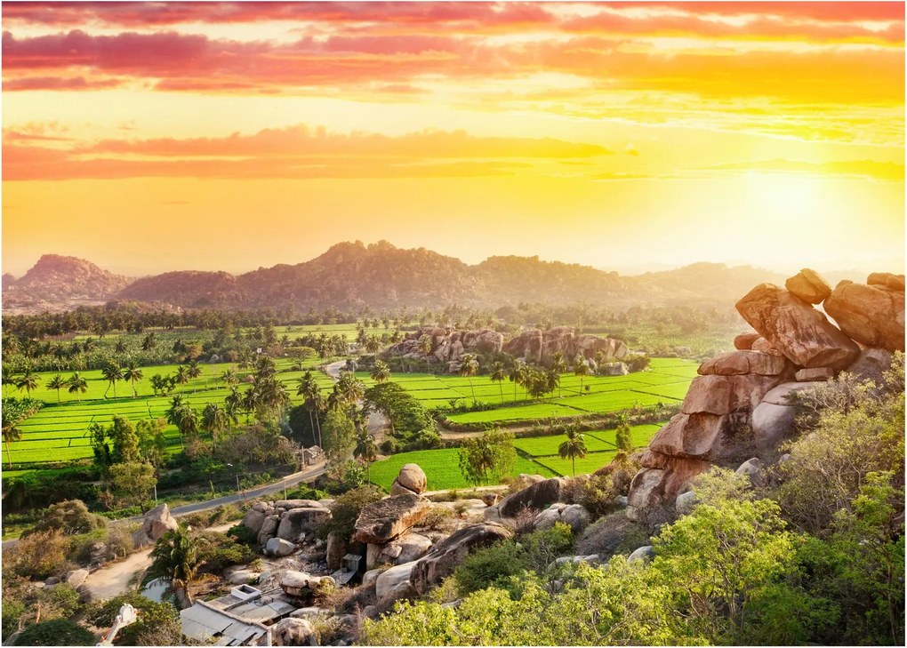 Obraz Hampi údolí v Indii (70x50 cm)