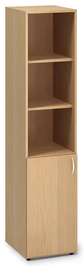 Vysoká skriňa ProOffice 40 x 47 x 178 cm, pravá, buk