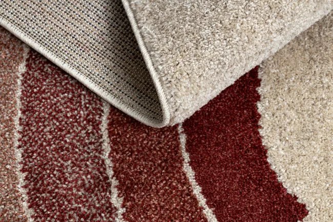 Koberec FUSION 0807 krémový / bordový