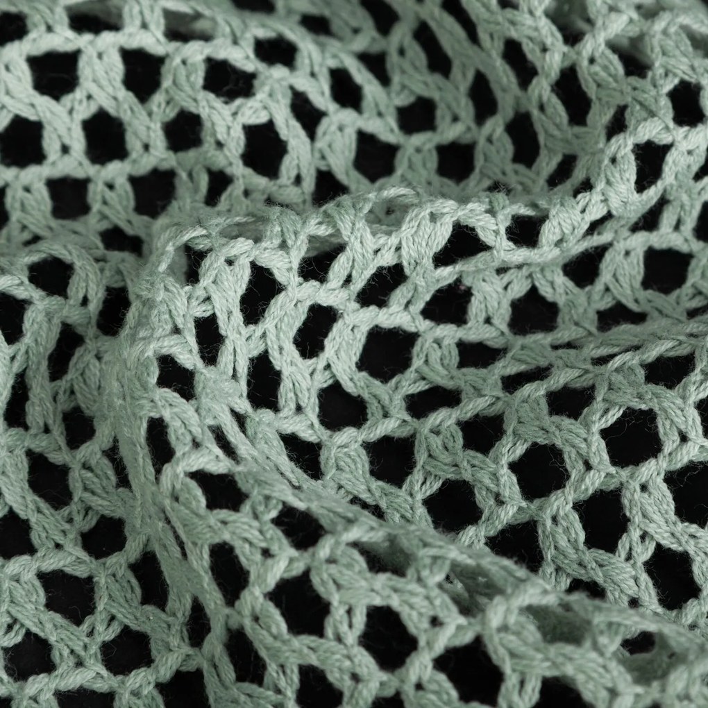 ZÁVES NA PÁSKE GABBY 140X270 CM MÄTOVÁ