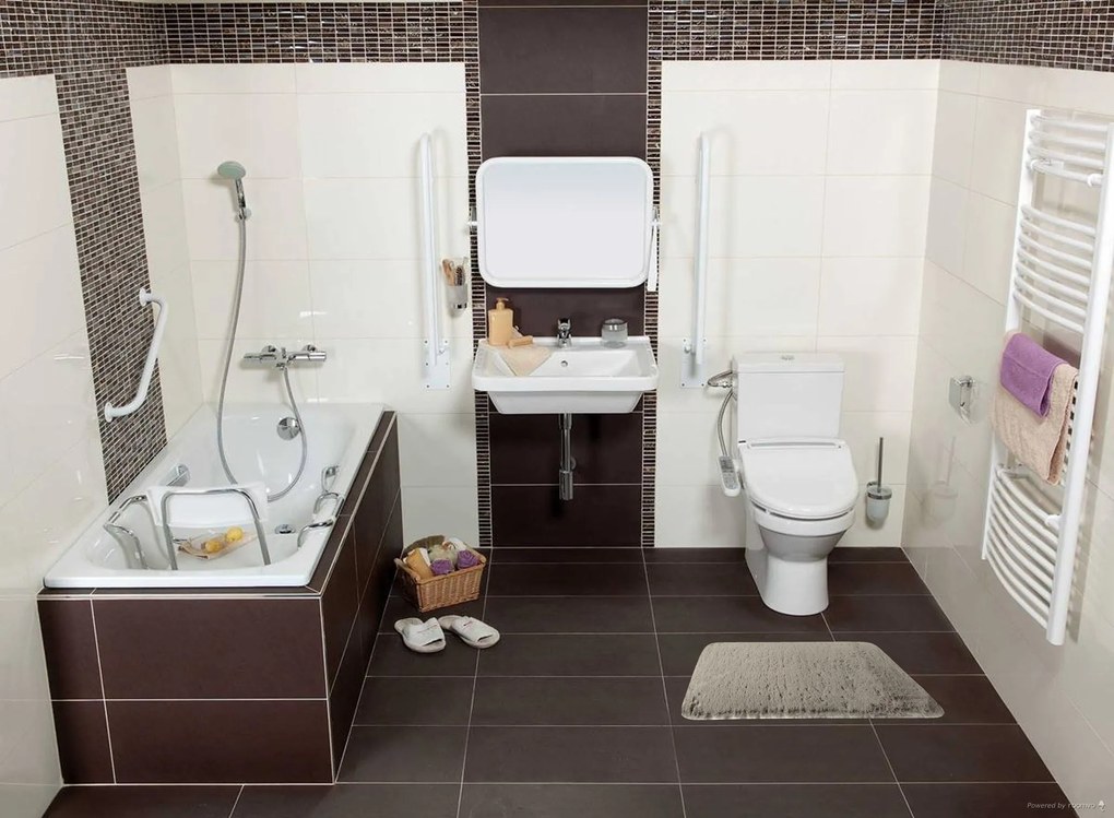 BO-MA, Kúpeľňová predložka Rabbit New taupe, 50x40, hnedá, kúpeľňa