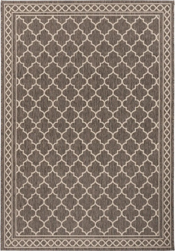 XXXLutz PLOCHO TKANÝ KOBEREC, 80/150 cm hnedá, krémová - Online Only bytové doplnky - 005937070601