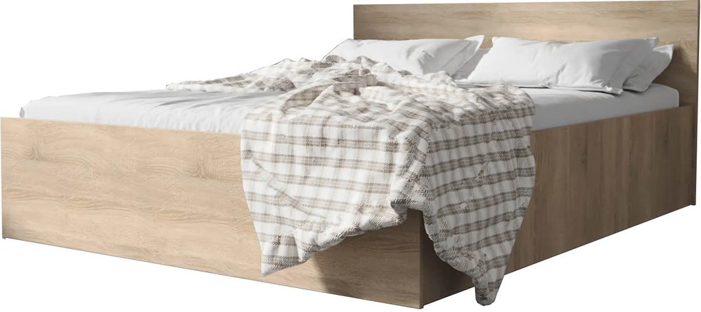 SB Manželská posteľ Abby 160x200 Farba: Biela