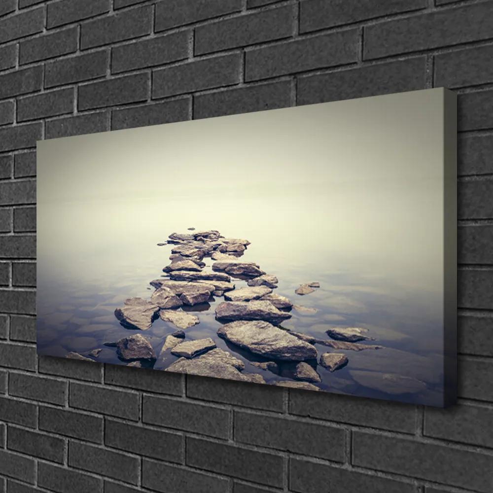 Obraz na plátne Kamene voda príroda 120x60 cm