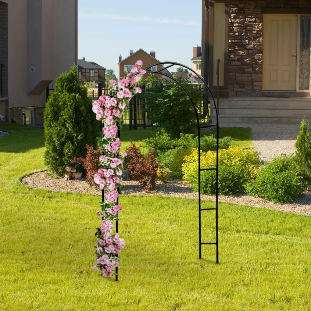 Oblúková opora na ruže 240x140x37cm Gardebruk