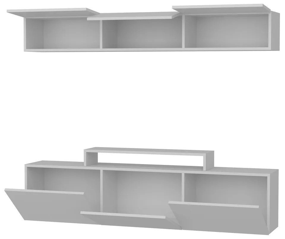 Obývacia stena LINIE 180 cm biela