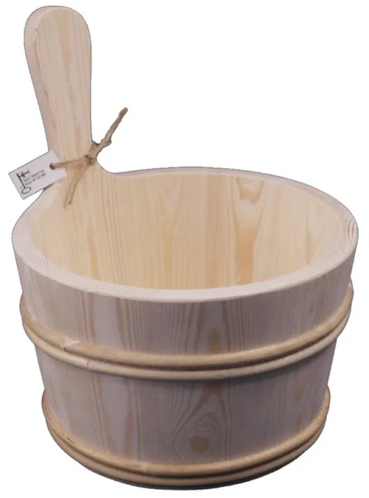 Vedro do sauny 4l, borovica / ratan