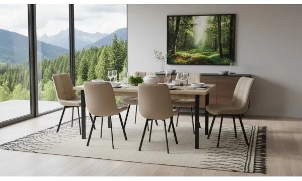 Jedálenská stolička ADINA béžová