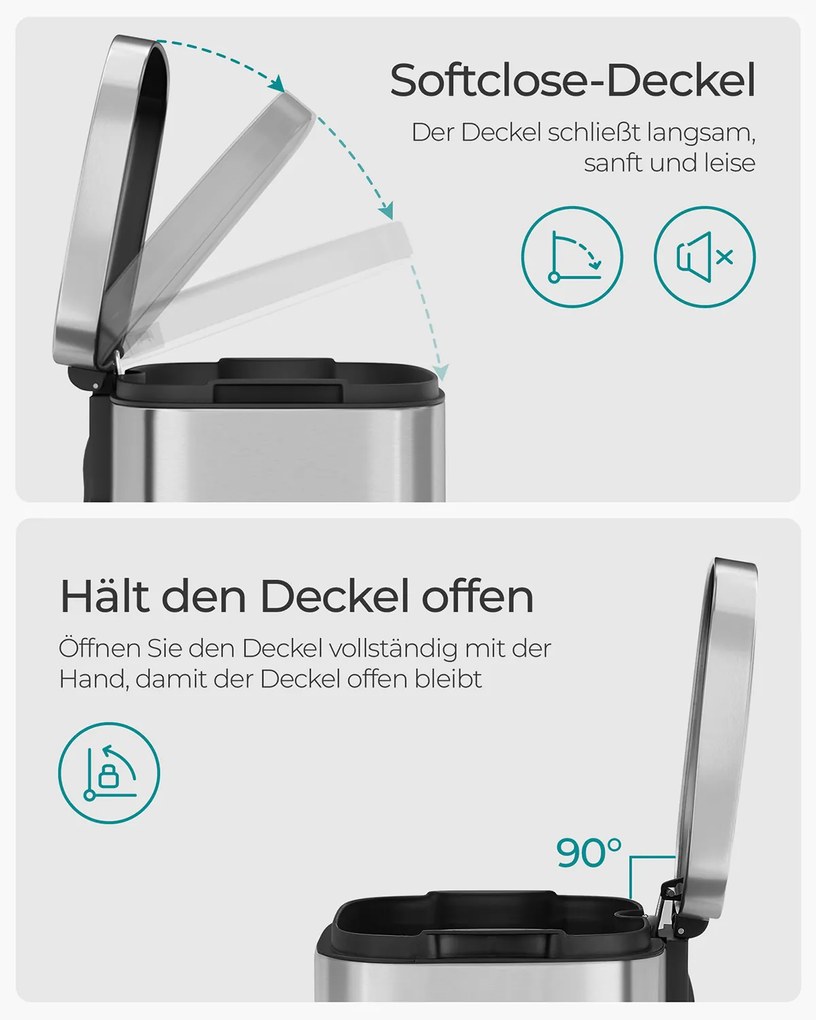 Odpadkový kôš 30 l SONGMICS LTB03NL