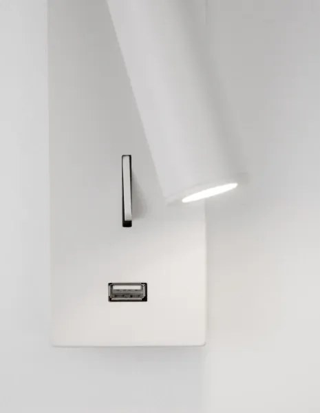 Moderné nástenné svietidlo Fuse 6 biele