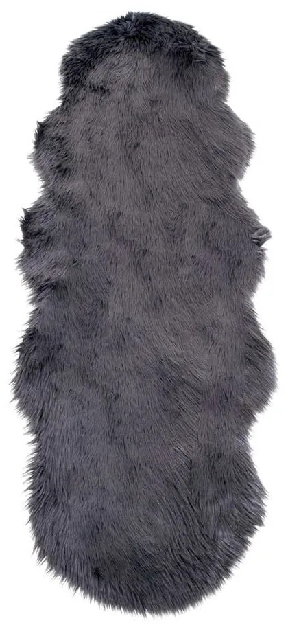 Antracitový syntetický behúň 60x180 cm – House Nordic