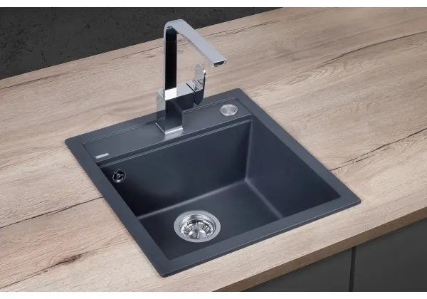 Concept DG00C50DG - Kuchynský drez CUBIS 49x51 cm granit/ tmavosivá